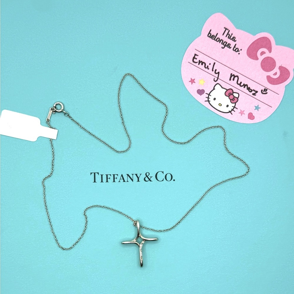 Authentic Preloved Tiffany & Co.  Elsa Peretti Infinity Cross Necklace